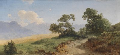 Landscape with Figures by Albert August Zimmermann